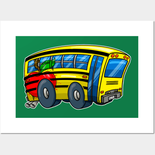 School Bus Posters and Art